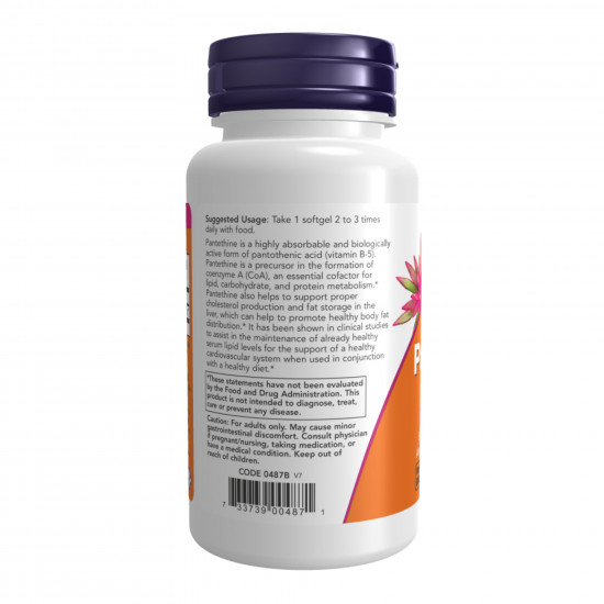 Now Foods Pantethine 300 mg - 60 softgels 2023-10-3758