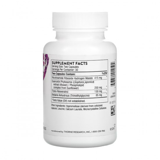 Thorne ResveraCel - 60 caps 2023-10-3638