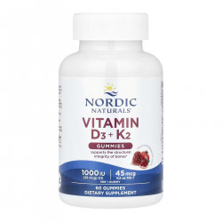 Vitamin D3 + K2 - 60 gummies