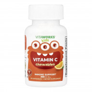 VitaWorks Vitamin C Kids - 120 chewables Orange (До 11.26)