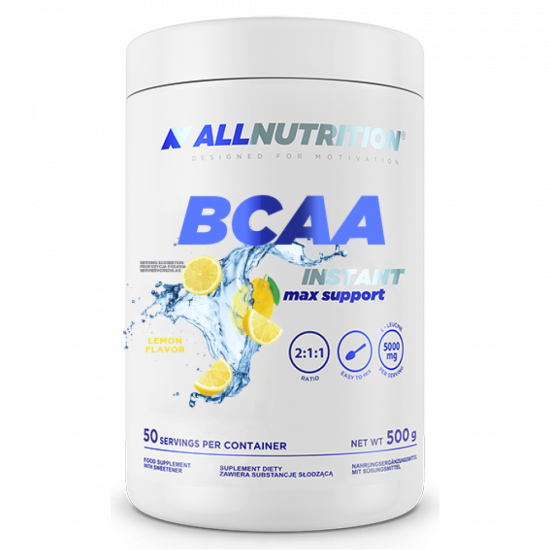 Allnutrition BCAA Max Support Instant - 500g Lemon 100-22-5545011-20 Allnutrition BCAA Max Support Instant - 500g Lemon 100-22-5545011-20