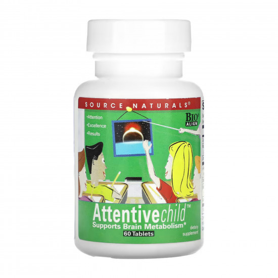 Source Naturals Attentive Child™ - 60 tabs 2023-10-5294 Source Naturals Attentive Child™ - 60 tabs 2023-10-5294