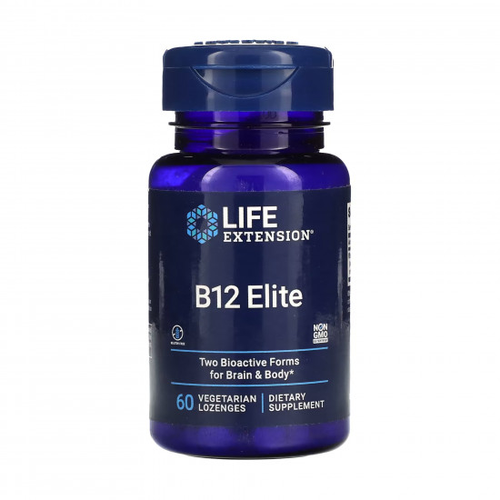 Life Extension B12 Elite - 60 vcaps (Пошкоджена банка) 2024-11-0050