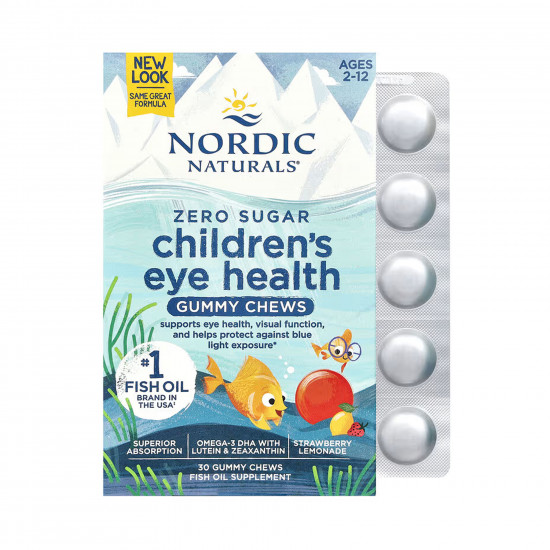 Nordic Naturals Children's Eye Health - 30 gummies (Пошкоджена банка) 2024-11-0395