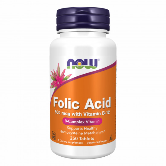 Now Foods Folic Acid 800mcg - 250 tabs 2022-10-1501 Now Foods Folic Acid 800mcg - 250 tabs 2022-10-1501