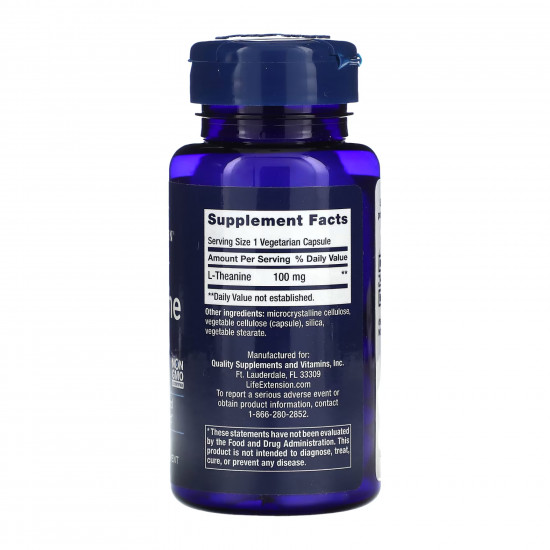 Life Extension L-Theanine 100 mg - 60 vcaps 2022-10-1904