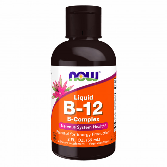Now Foods B-12 Liquid B-Complex - 59ml (2oz) 2022-10-2564