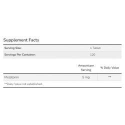 Melatonin 5 mg - 120 tabs