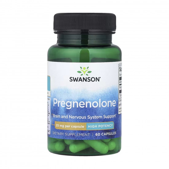 Swanson Pregnenolone High Potency 25 mg - 60 caps 2023-10-6662