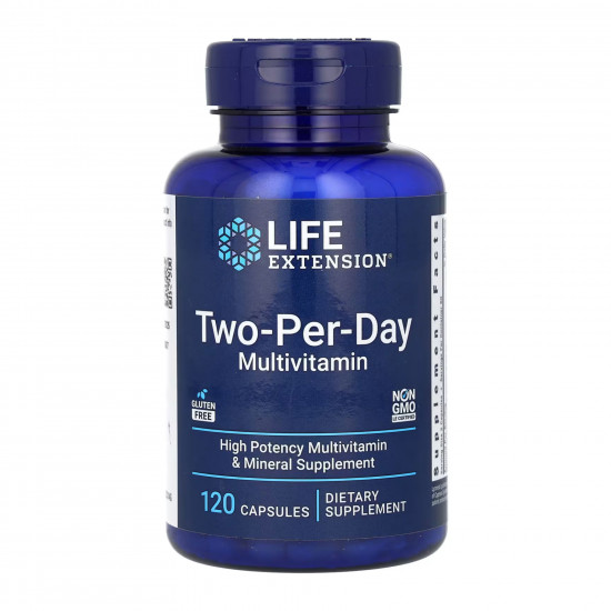 Life Extension Two-Per-Day Multivitamin - 120 caps (До 12.26) 2024-11-0494
