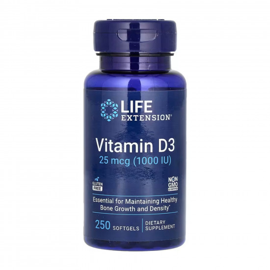 Vitamin D3 25 mcg (1000 IU) - 250 softgels Vitamin D3 25 mcg (1000 IU) - 250 softgels