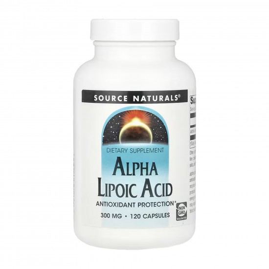 Source Naturals Alpha Lipoic Acid 300 mg - 120 caps 2023-10-6484