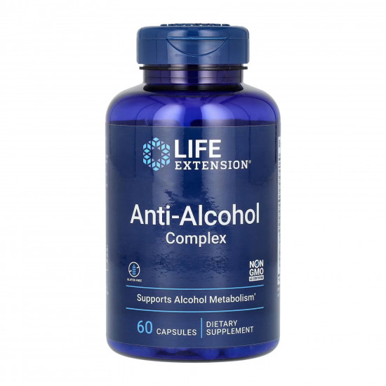 Life Extension Anti-Alcohol - 60 caps 2022-10-1960