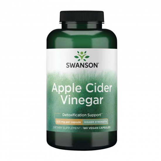 Swanson Apple Cider Vinegar High Potency 625mg - 180 caps 2023-10-5862