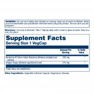 Berberine with Oregon Grape - 60 vcaps