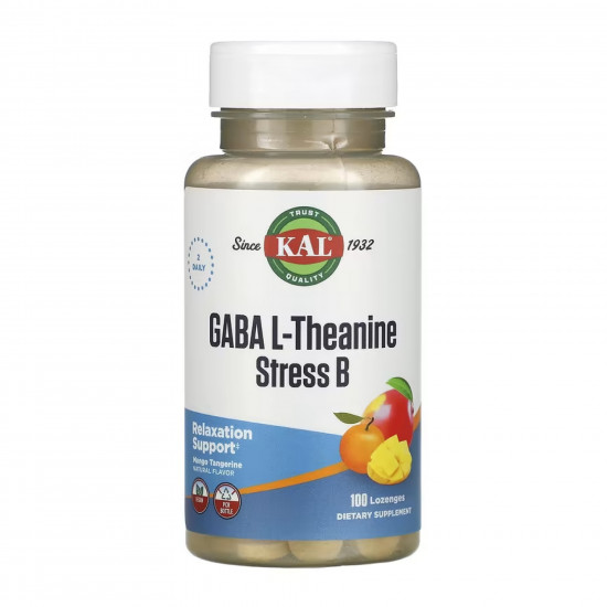 KAL GABA L-Theanine Stress B - 100 lozenges 2023-10-5194