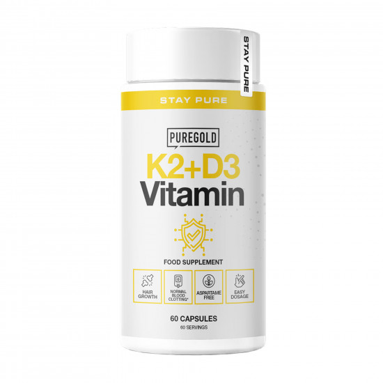 Pure Gold K2+D3 Vitamin - 60 caps 2023-10-5642 Pure Gold K2+D3 Vitamin - 60 caps 2023-10-5642