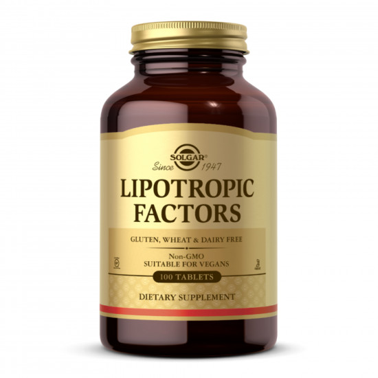 Solgar Lipotropic Factors - 100 Tabs (Пошкоджена банка) 2023-10-7919
