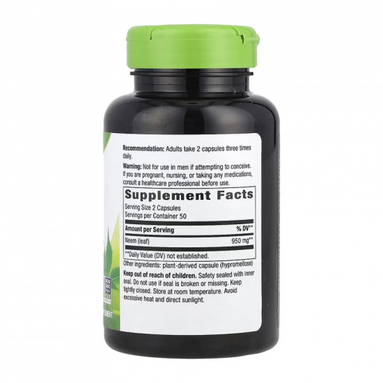 Nature's Way Neem Leaf - 100 vcaps 2022-10-0606