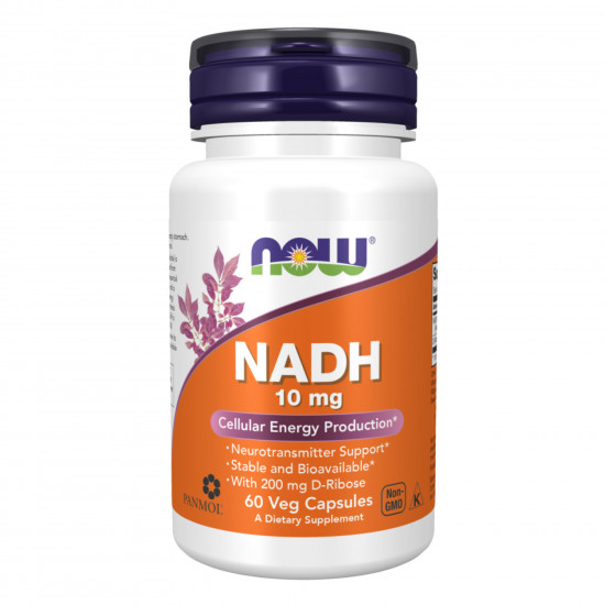 Now Foods NADH 10mg With 200mg Ribose - 60 vcaps 2022-10-2619