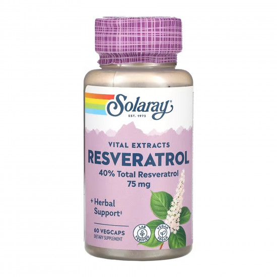 Solaray Resveratrol 75mg - 60 vcaps 2023-10-6761