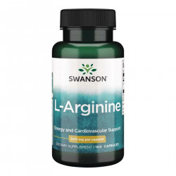 L-Arginine 500 mg - 100 Capsules