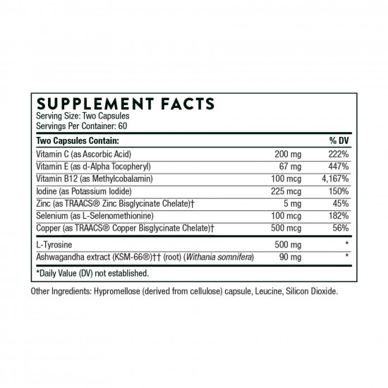 Thorne Thyrocsin - 120 caps 2023-10-3080