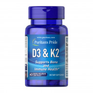 Vitamin D3 & K2 - 60 caps