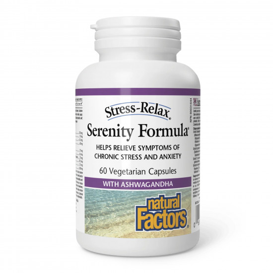 Natural Factors Adrenal Serenity Stress-Relax - 60 vcaps 2023-10-3831
