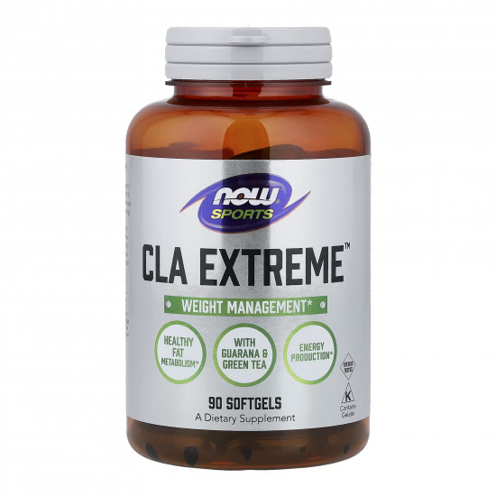 Now Foods CLA Extreme - 90 softgels (Пошкоджена банка) 2023-10-7814