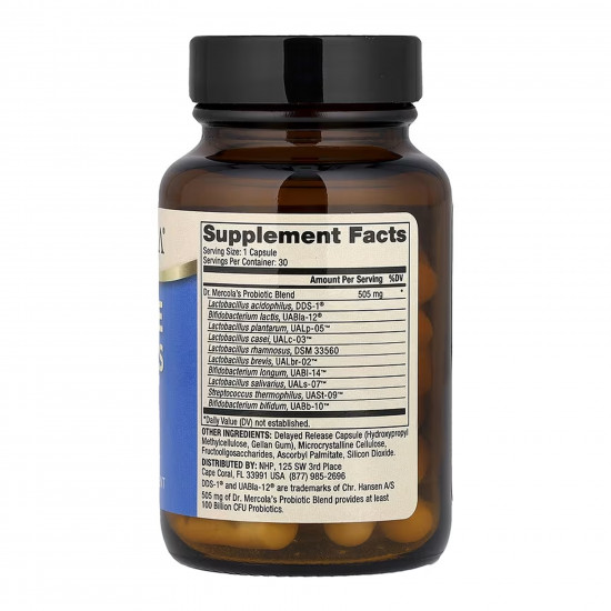 Dr. Mercola Complete Probiotics 100 Billion CFU - 30 caps (До 04.26) 2023-10-7651
