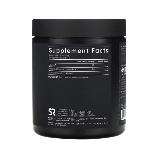 Sport Research Creatine Monohydrate - 300g 2023-10-6184