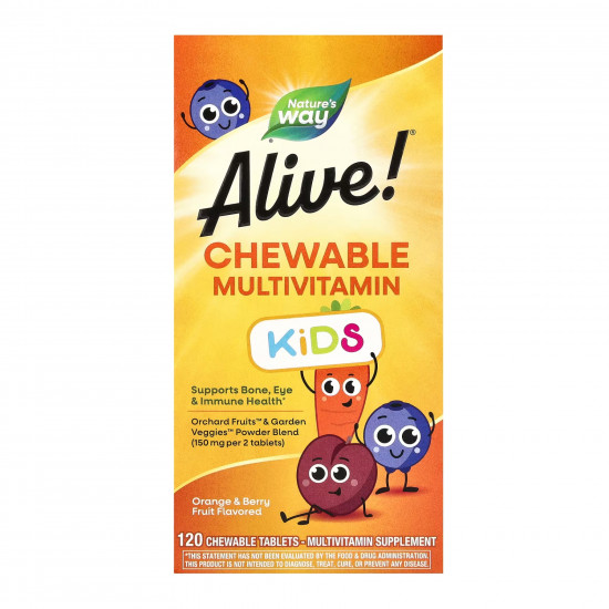 Kids Chewable Multivitamin - 120 tabs Orange and Berry Kids Chewable Multivitamin - 120 tabs Orange and Berry