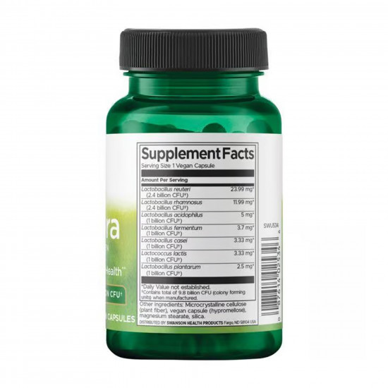 Swanson Femflora Probiotic for Women 9.8 Billion - 60 caps 2023-10-5863