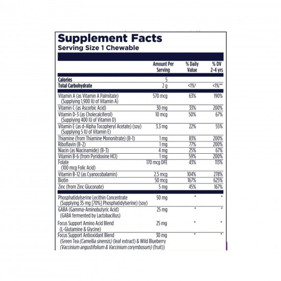KAL Focus-Saurus - 30 chewables Grape 2023-10-6712
