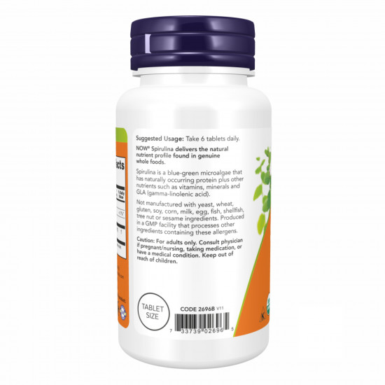 Now Foods Spirulina 500 mg - 200 tabs 2022-10-0407