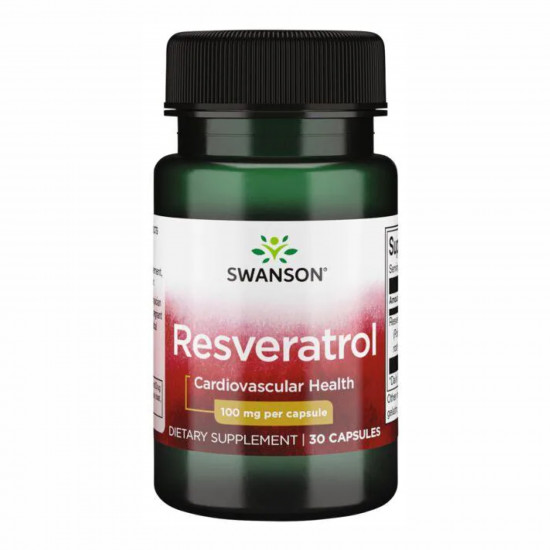 Swanson Resveratrol 100 mg - 30caps 100-61-8413201-20