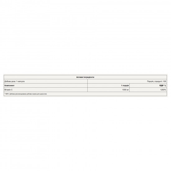 Pure Gold Vitamin C - 100 caps 2023-10-5643