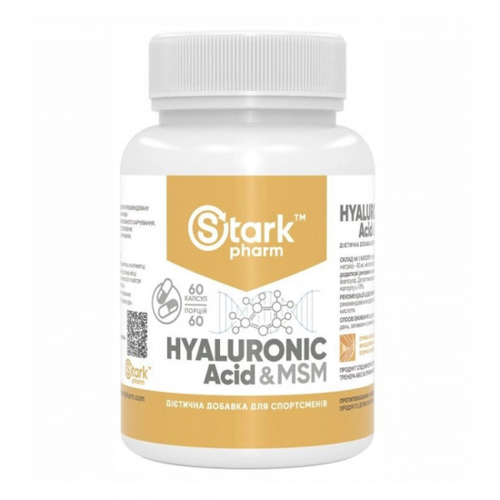 Stark Pharm Hyaluronic Acid & MSM 50mg - 60caps 2022-10-0761 Stark Pharm Hyaluronic Acid & MSM 50mg - 60caps 2022-10-0761