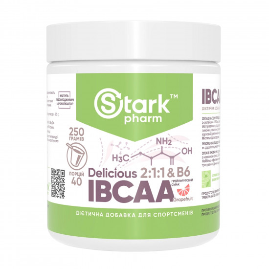Stark Pharm Stark IBCAA 2-1-1/Vit B6 - 250g Grapefruit 100-30-2997082-20 Stark Pharm Stark IBCAA 2-1-1/Vit B6 - 250g Grapefruit 100-30-2997082-20