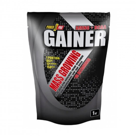 Power Pro Gainer - 1000g Wild Berry (Пошкоджена упаковка) 2024-11-0117