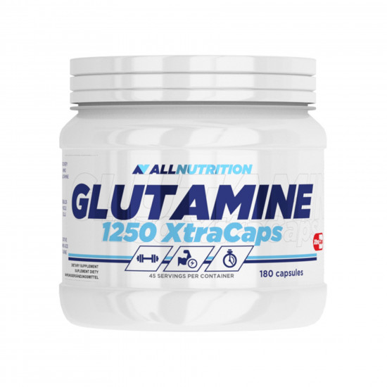 Allnutrition Glutamine 1250 Xtracaps - 180caps (До 10.25) 2023-10-5644 Allnutrition Glutamine 1250 Xtracaps - 180caps (До 10.25) 2023-10-5644