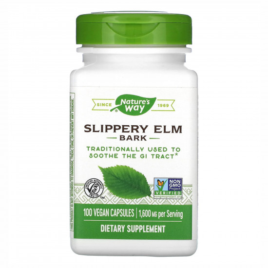 Nature's Way Slippery Elm Bark - 100 vcaps 2022-10-0608