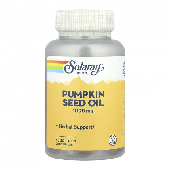 Solaray Pumpkin Seed Oil 1000mg - 90 softgels 2023-10-6763