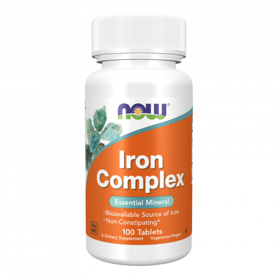 Now Foods Iron Complex - 100 tabs 2022-10-0644