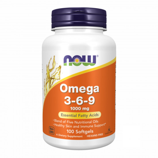 Now Foods Omega 3-6-9 1000 mg - 100 sgels 2022-10-0067