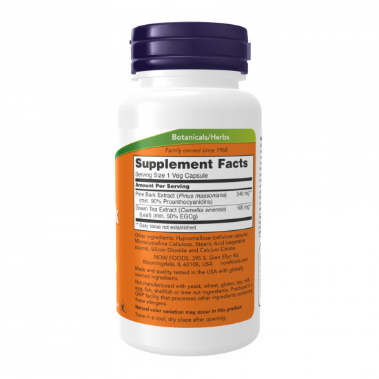 Now Foods Pine Bark Extract 240mg - 90 caps 2023-10-5248