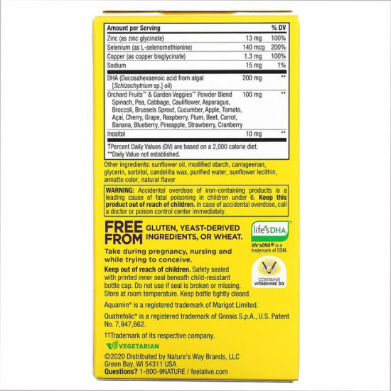 Nature's Way Prenatal Multi - 60 softgels 2022-10-1040