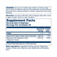 Cal-Mag Citrate - 180 veg caps