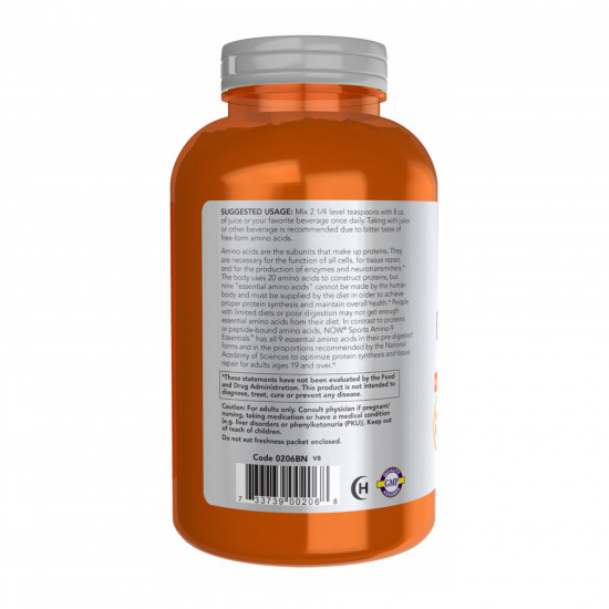 Now Foods Amino-9 Essentials™ Powder - 330g 2023-10-4521